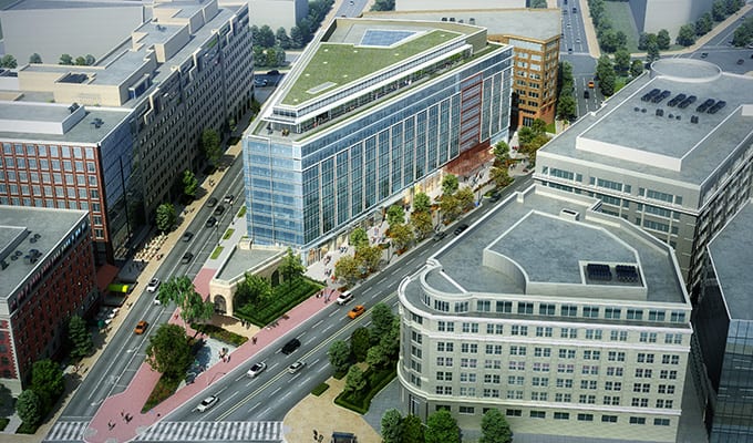 Rendering ‑ RMR 20 Mass Ave NW Repositioning