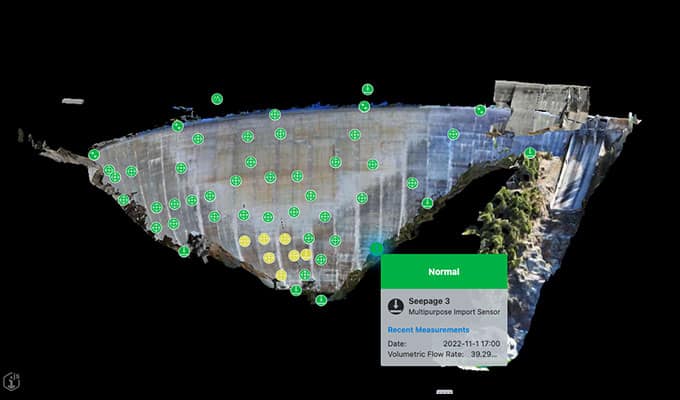 itwin new dam monitoring