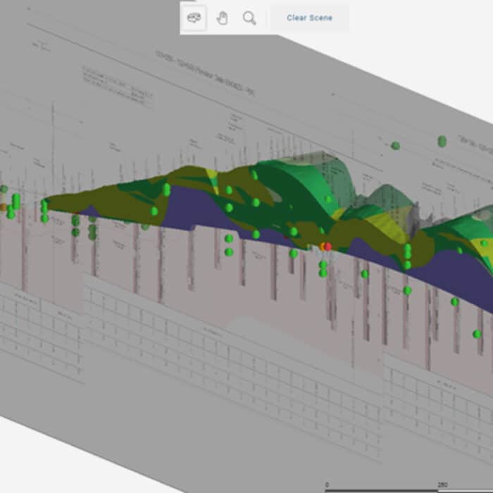 Software Screen Capture Driving Efficiency and Sustainability in Material Reuse through geoBIM