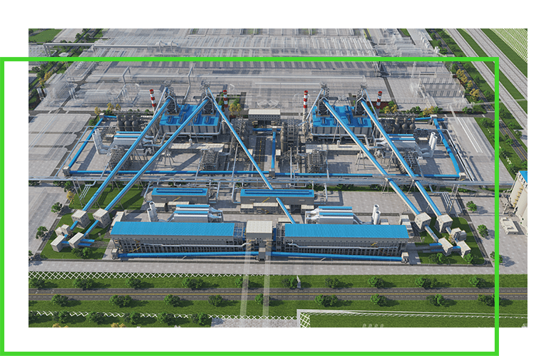 software rendering of new power plant project