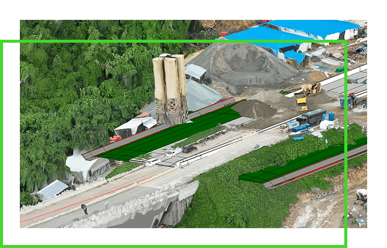 software rendering of new highway project