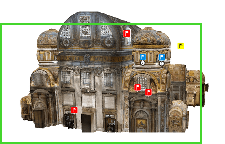 wygenerowana komputerowo wizualizacja świątyni