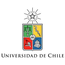 Coat of arms of Universidad de Chile featuring a star above a shield divided into four quadrants with various academic symbols, representing one of the most recognized school logos in LAT AM education.