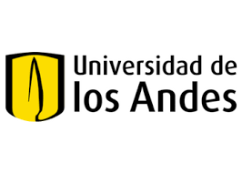 Logo of Universidad de los Andes, a leading LAT AM education institution, featuring a yellow shield with black outline and stylized pen, next to the university name in black text—a standout among school logos.