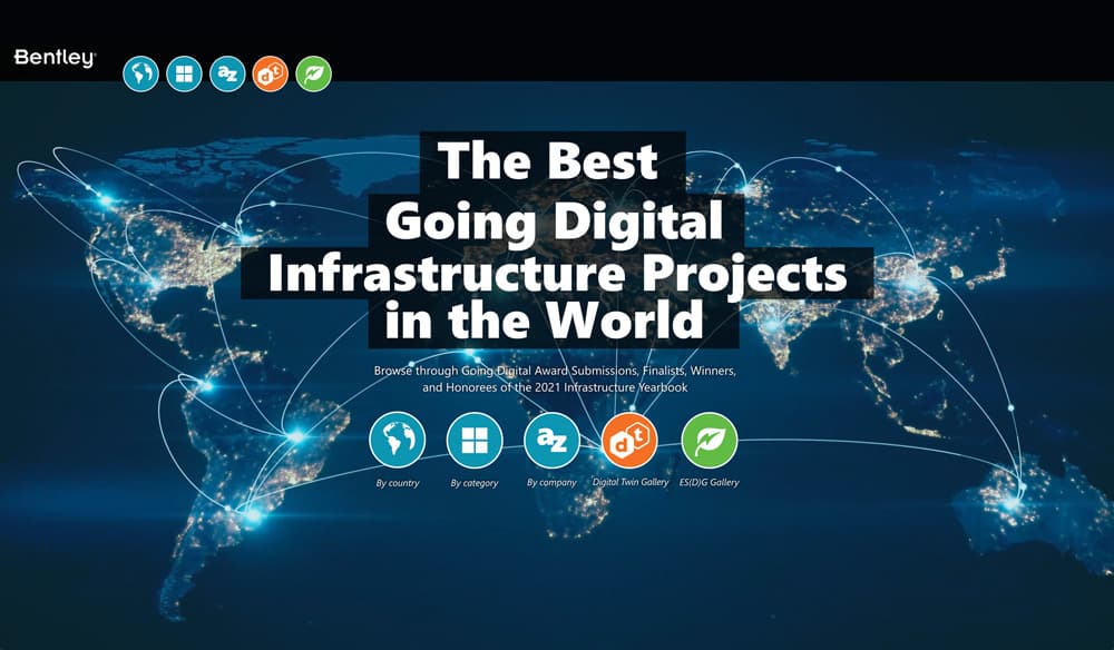 Copertina digitale dell'Yearbook Year in Infrastructure 2021
